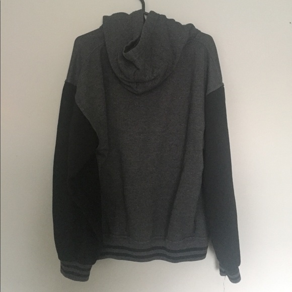 Grey and Black Kangol Hoodie - Picture 2 of 4